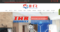 Desktop Screenshot of ihrsecurity.com